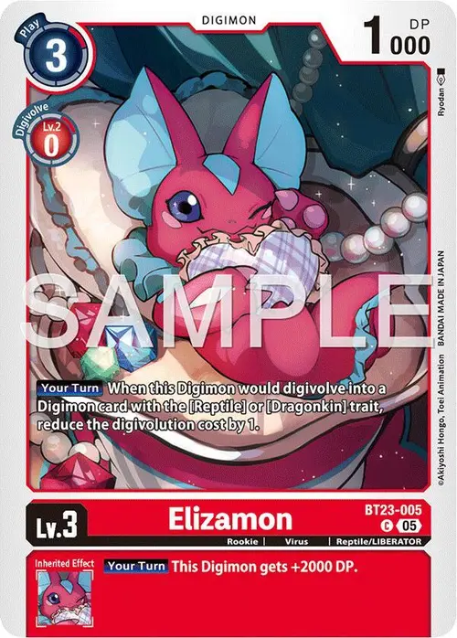Elizamon card art