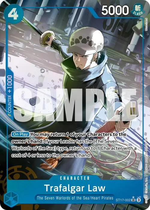 Trafalgar Law - ST17-002 (Alternate Art) card art