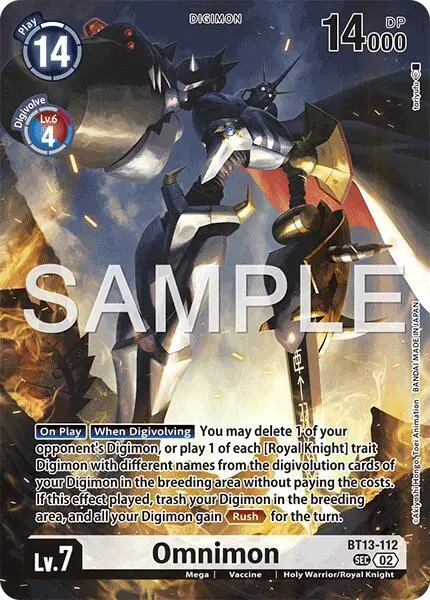 Omnimon card art