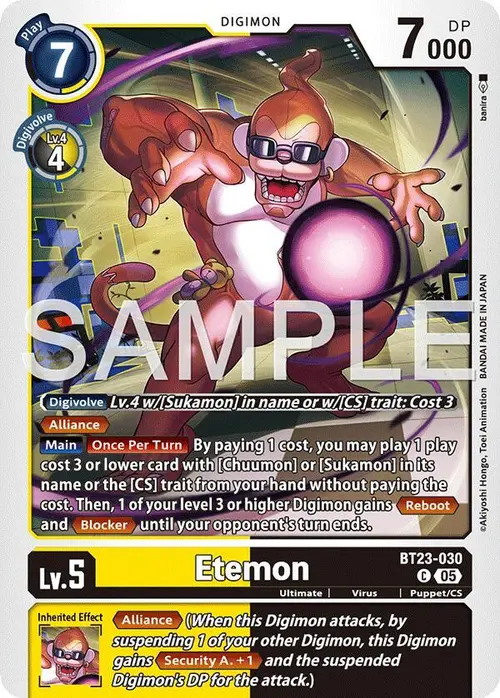 Etemon card art