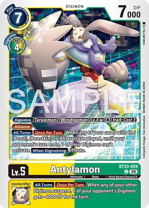 Antylamon card art