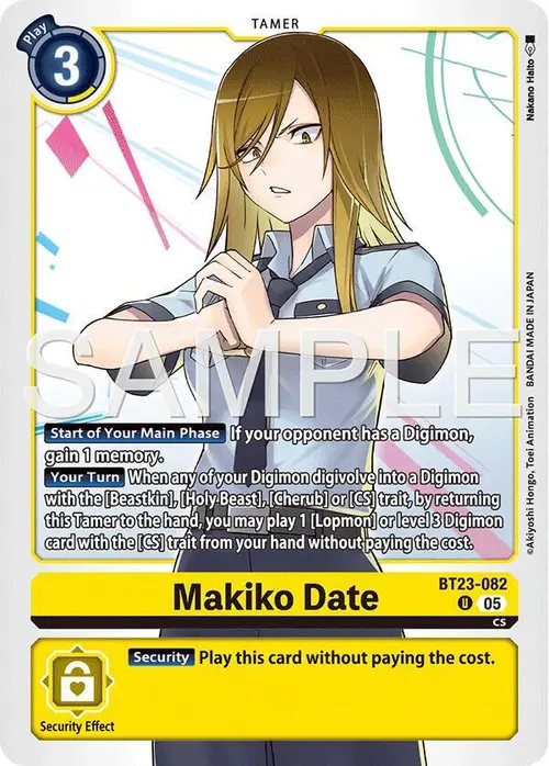 Makiko Date card art