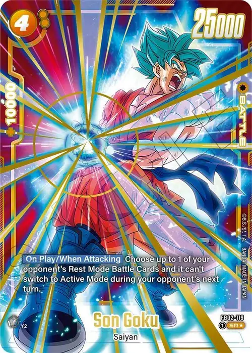 Son Goku (Gold) card art