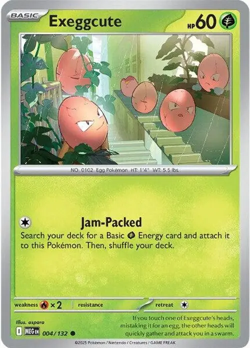 Exeggcute card art