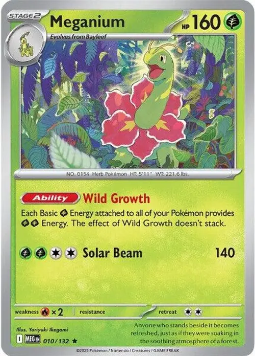 Meganium card art
