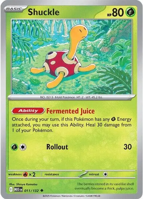 Shuckle - 011/132 card art