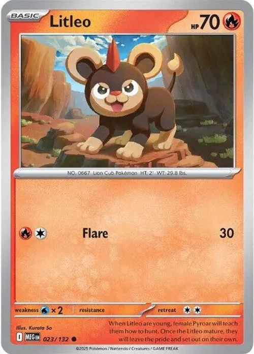 Litleo - 023/132 card art