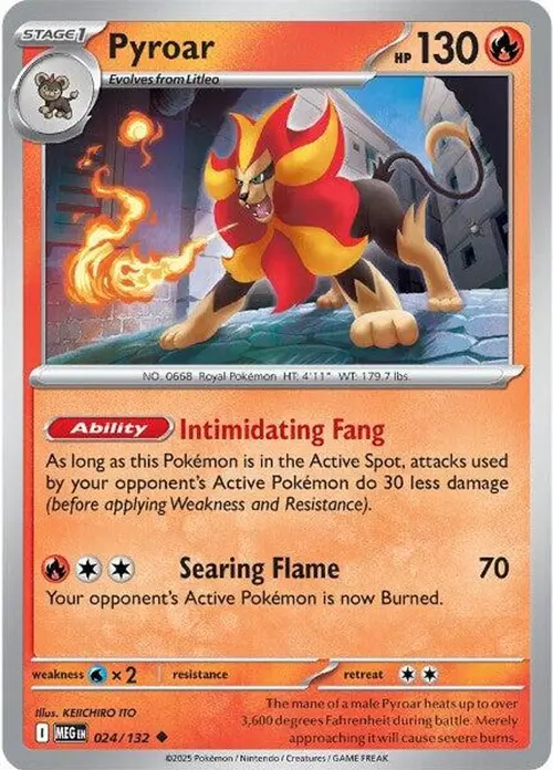 Pyroar card art