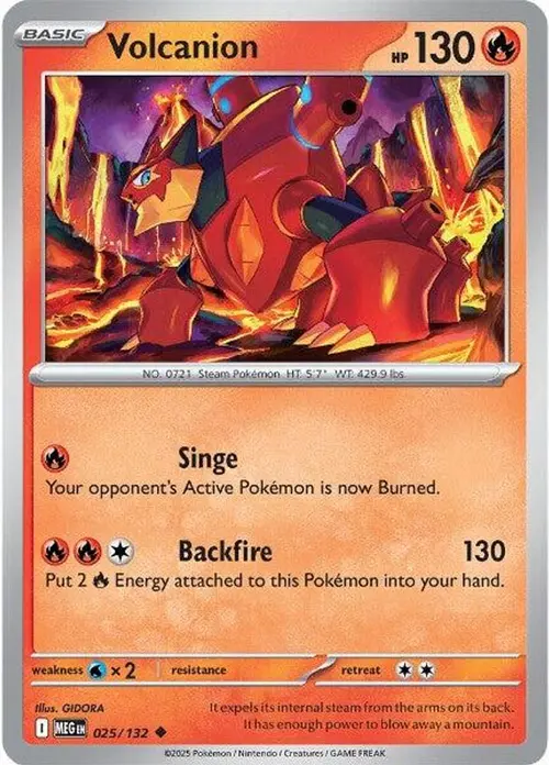Volcanion card art