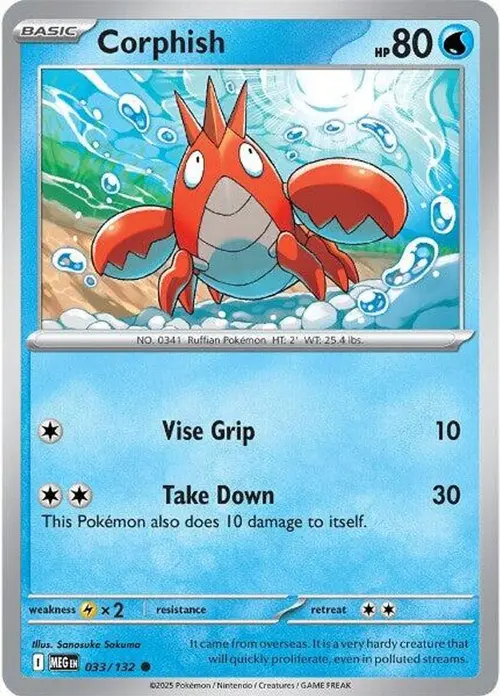 Corphish card art