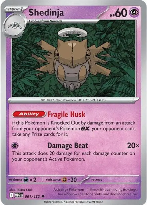 Shedinja - 061/132 card art