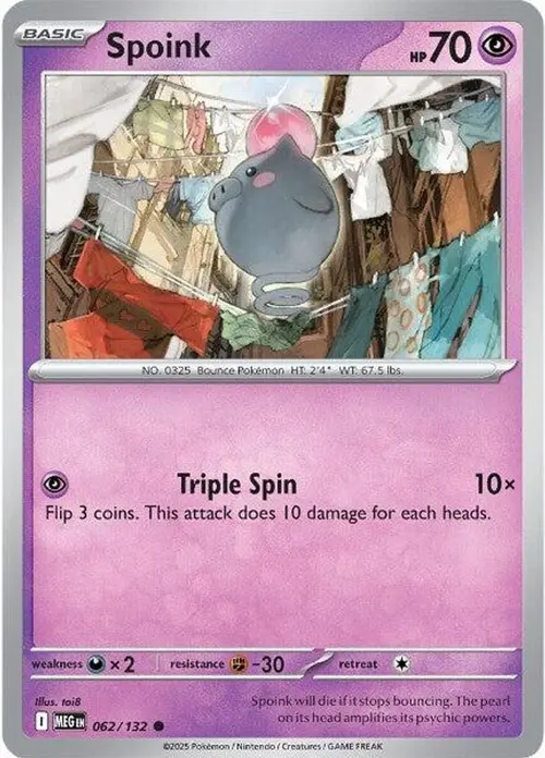 Spoink card art