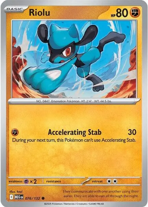 Riolu card art