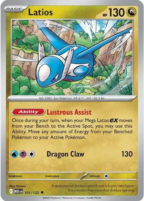 Latios card art