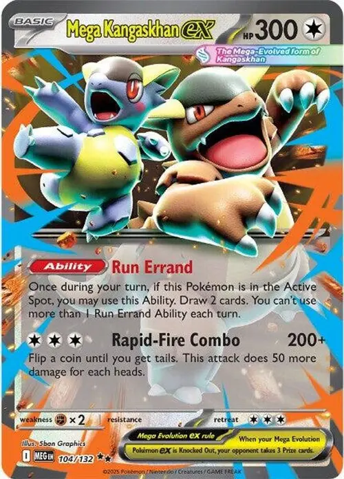 Mega Kangaskhan ex - 104/132 card art