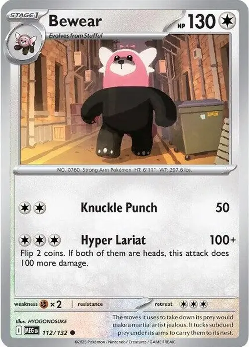 Bewear card art