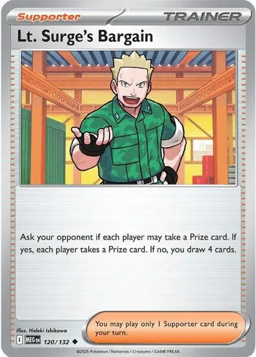 Lt. Surge's Bargain - 120/132 card art