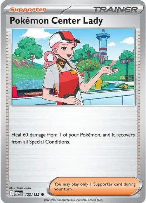 Pokemon Center Lady card art
