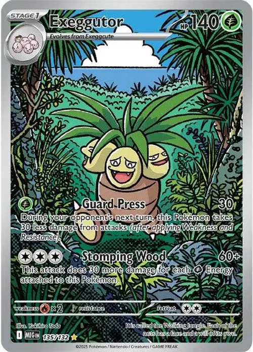 Exeggutor - 135/132 card art