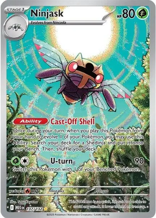 Ninjask - 137/132 card art