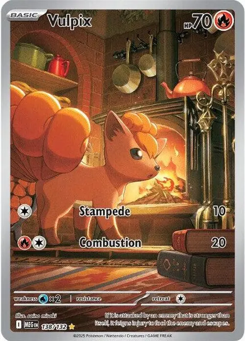 Vulpix - 138/132 card art