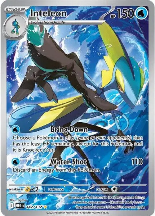 Inteleon - 142/132 card art