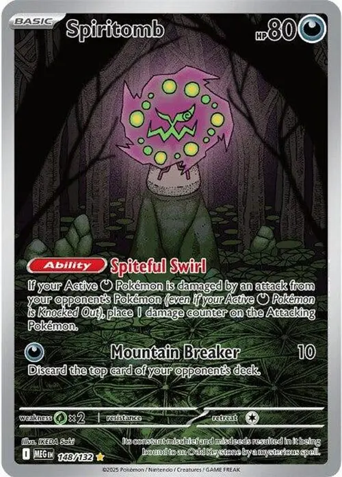 Spiritomb - 148/132 card art
