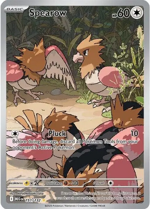 Spearow - 151/132 card art
