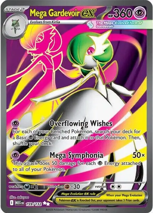 Mega Gardevoir ex - 159/132 card art