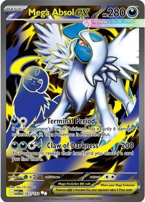 Mega Absol ex - 161/132 card art
