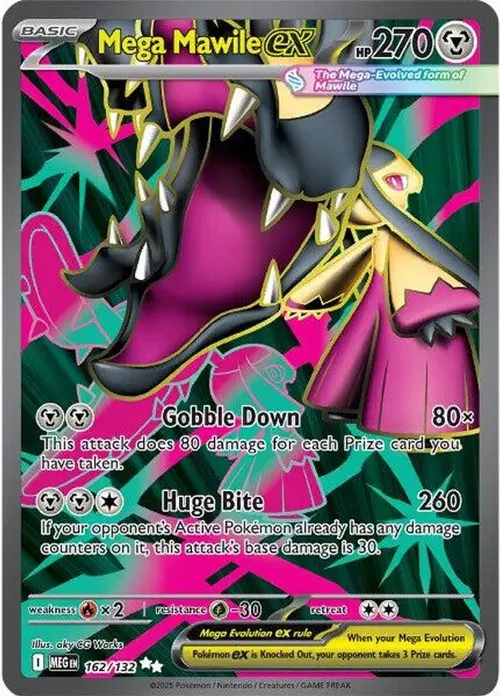 Mega Mawile ex - 162/132 card art