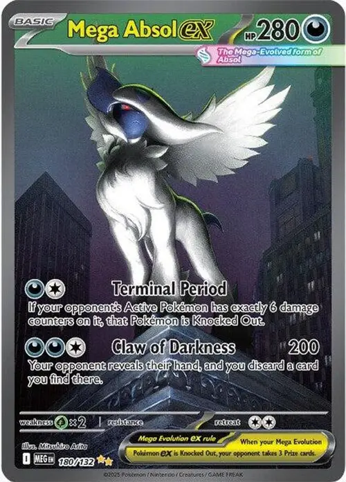 Mega Absol ex - 180/132 card art
