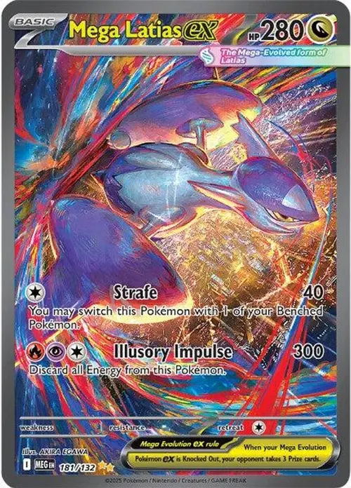 Mega Latias ex - 181/132 card art