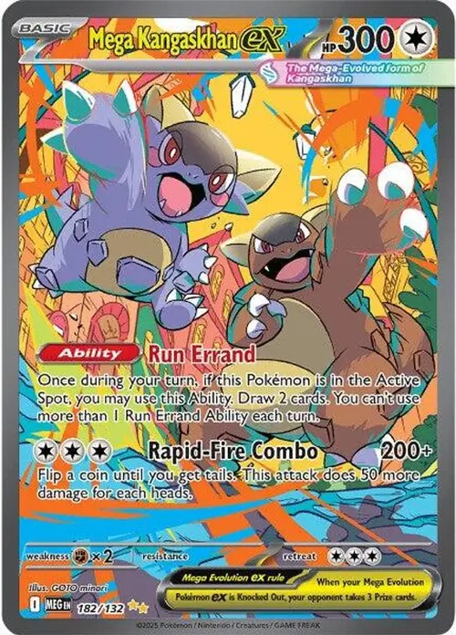 Mega Kangaskhan ex - 182/132 card art