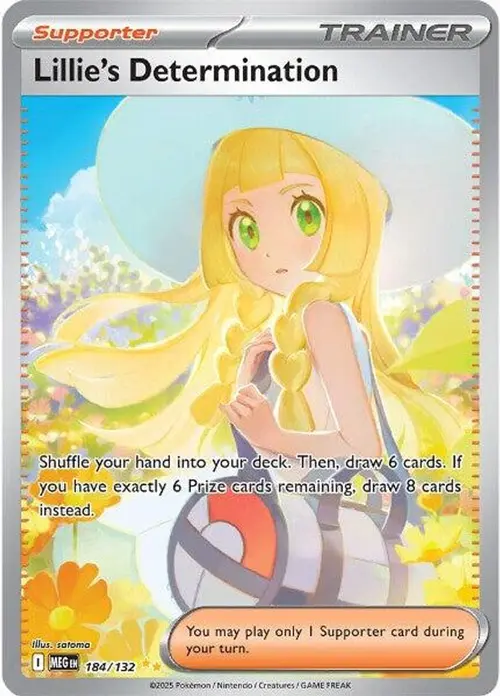 Lillie's Determination - 184/132 card art