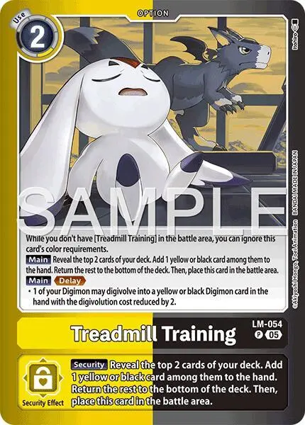 Treadmill Training card art