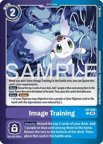 Image Training card art