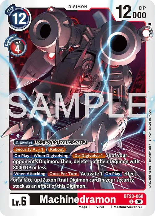 Machinedramon card art