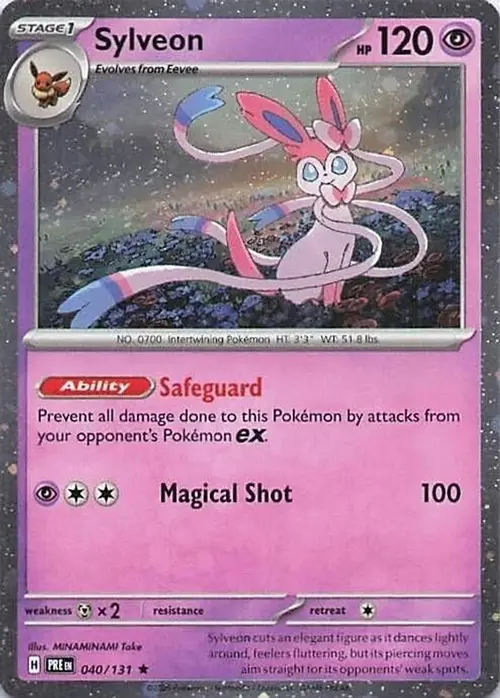 Sylveon - 040/131 (Cosmos Holo) card art