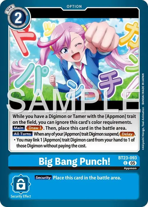 Big Bang Punch! card art