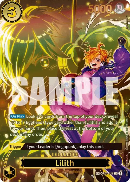 Lilith - OP07-111 (SP) card art