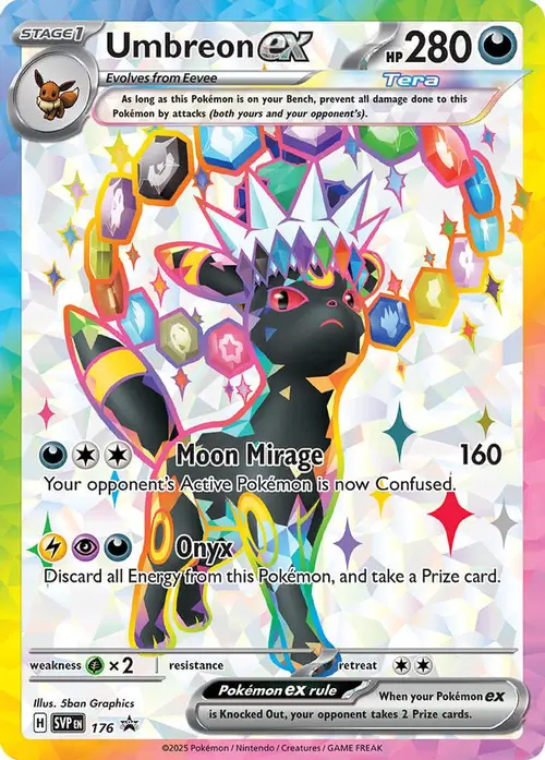 Umbreon ex - 176 card art