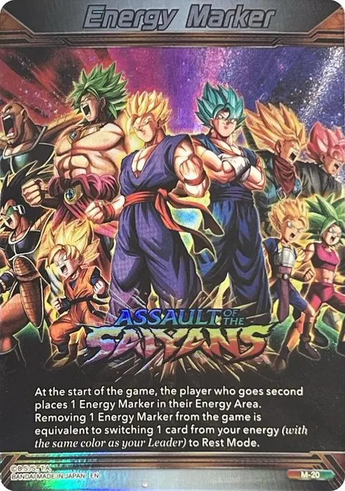 Energy Marker - Assault of the Saiyans (M-20) (Silver) card art