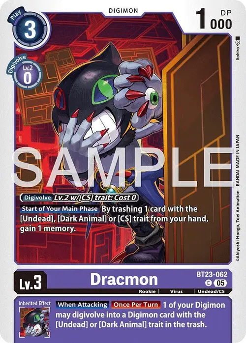 Dracmon card art