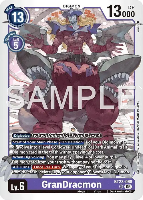 GranDracmon card art