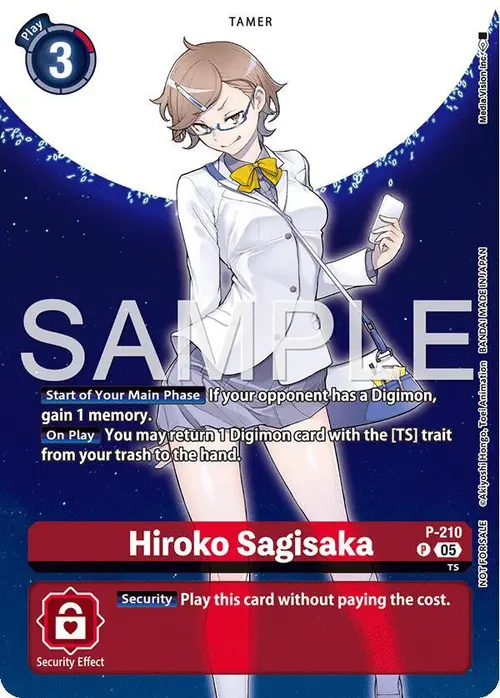 Hiroko Sagisaka (Hacker's Slumber Box Promotion Pack) card art