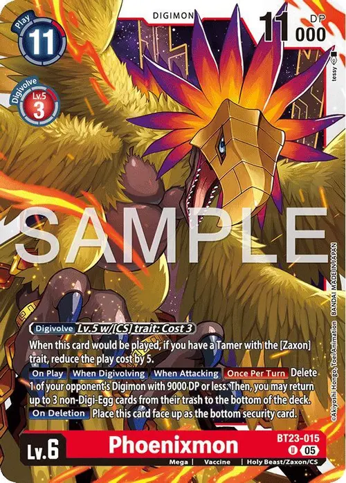 Phoenixmon card art