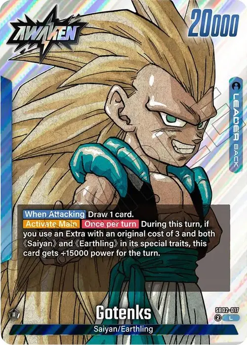 Gotenks card art