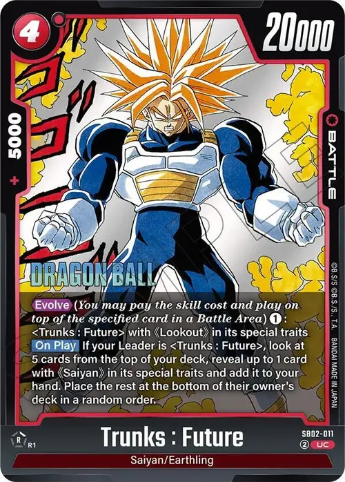 Trunks : Future card art