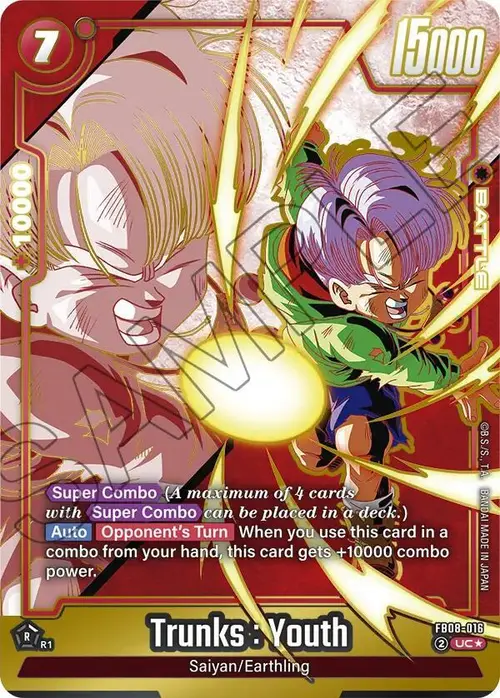 Trunks : Youth (Alternate Art) card art
